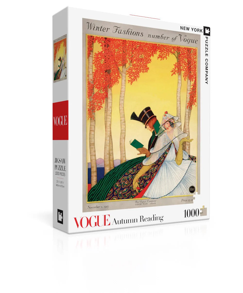Autumn Reading - 1000 Piece Jigsaw Puzzle - New York Puzzle Company - littleyoyo.ca
