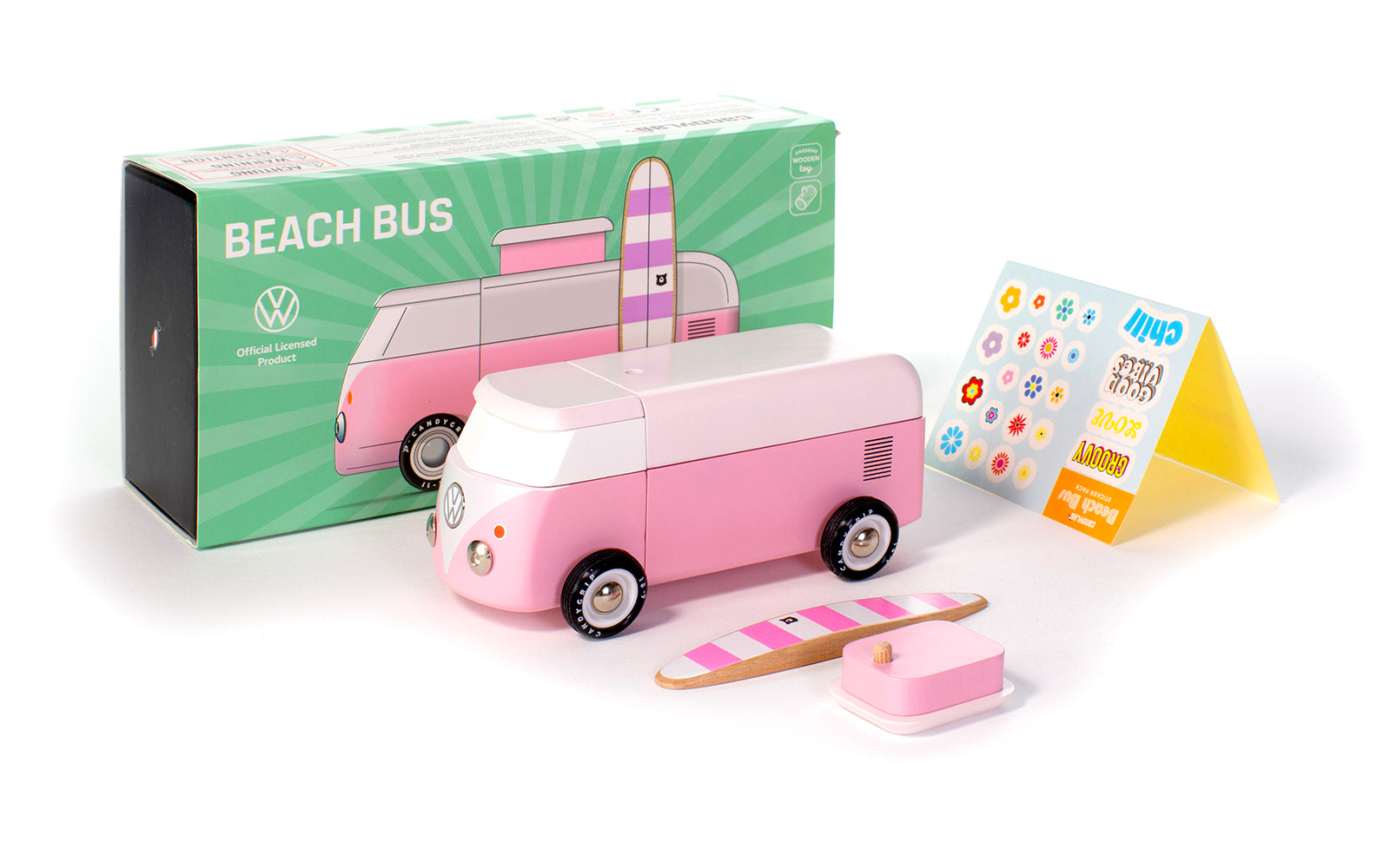 Candylab - Americana VW Beach Bus Pink - Candylab - littleyoyo.ca