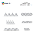 Connetix - Clear Shape Expansion Pack - 24 Piece Magnetic Tiles - Connetix - littleyoyo.ca