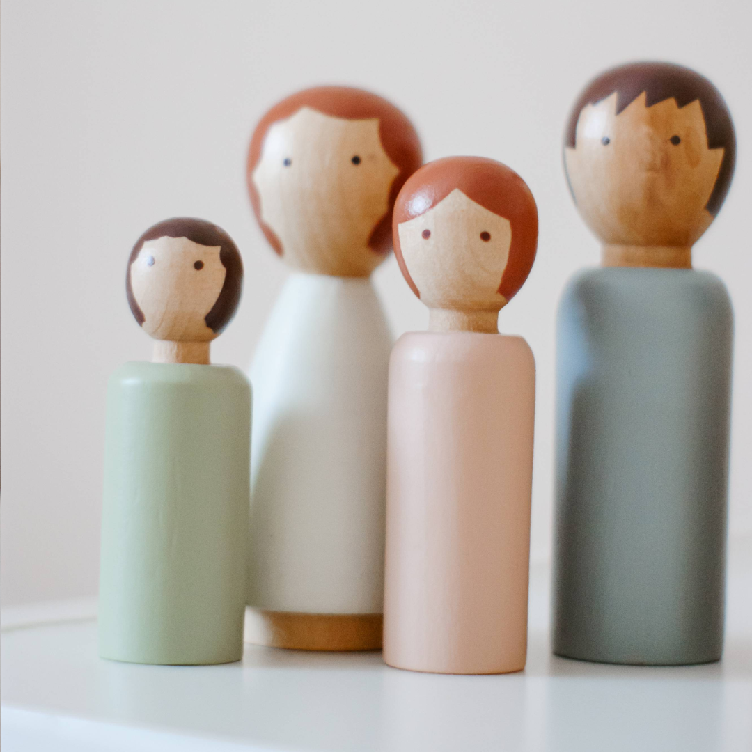 Le Toy Van - Dubois Wooden Family Dolls - Le Toy Van - littleyoyo.ca