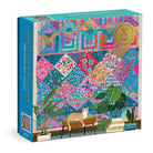 Victoria Ball Quilter's Corner - 1000pc Foil Jigsaw Puzzle - Galison - littleyoyo.ca