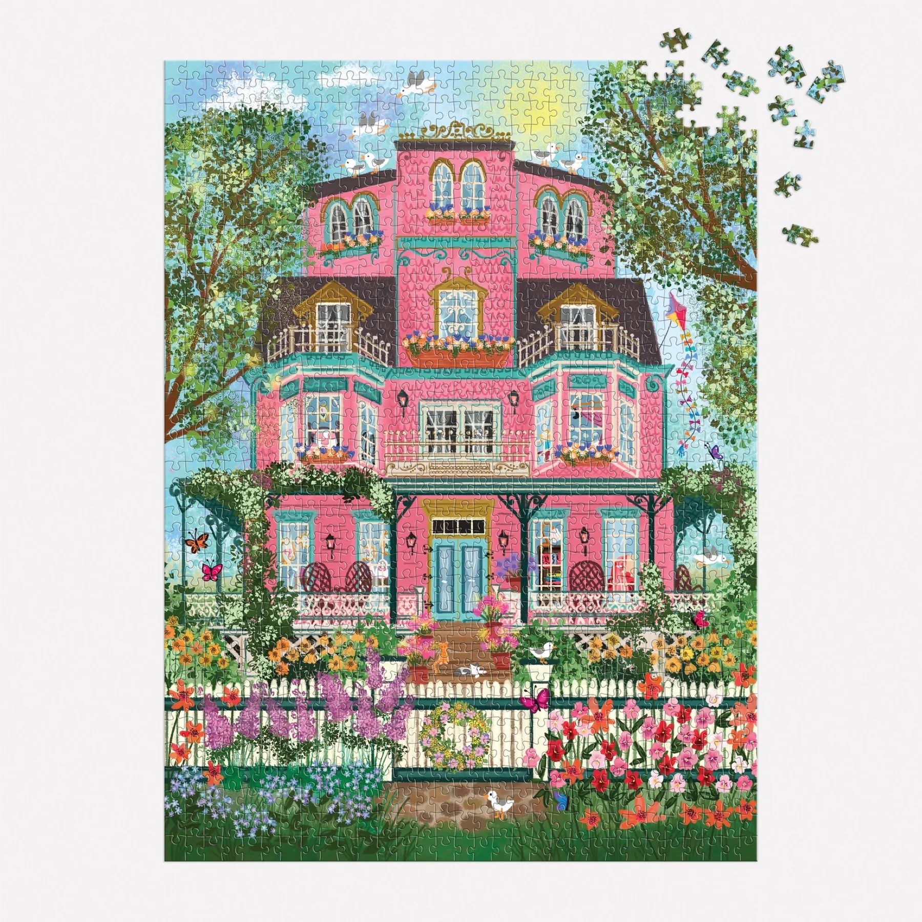 Joy Laforme Capeside Victorian - 1000pc Jigsaw Puzzle - Galison - littleyoyo.ca