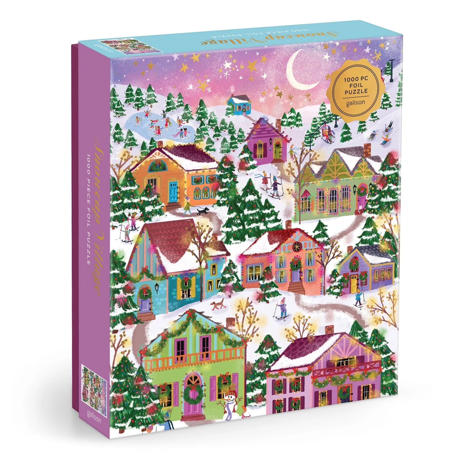 Joy Laforme Snowcap Village - 1000pc Jigsaw Puzzle - Galison - littleyoyo.ca