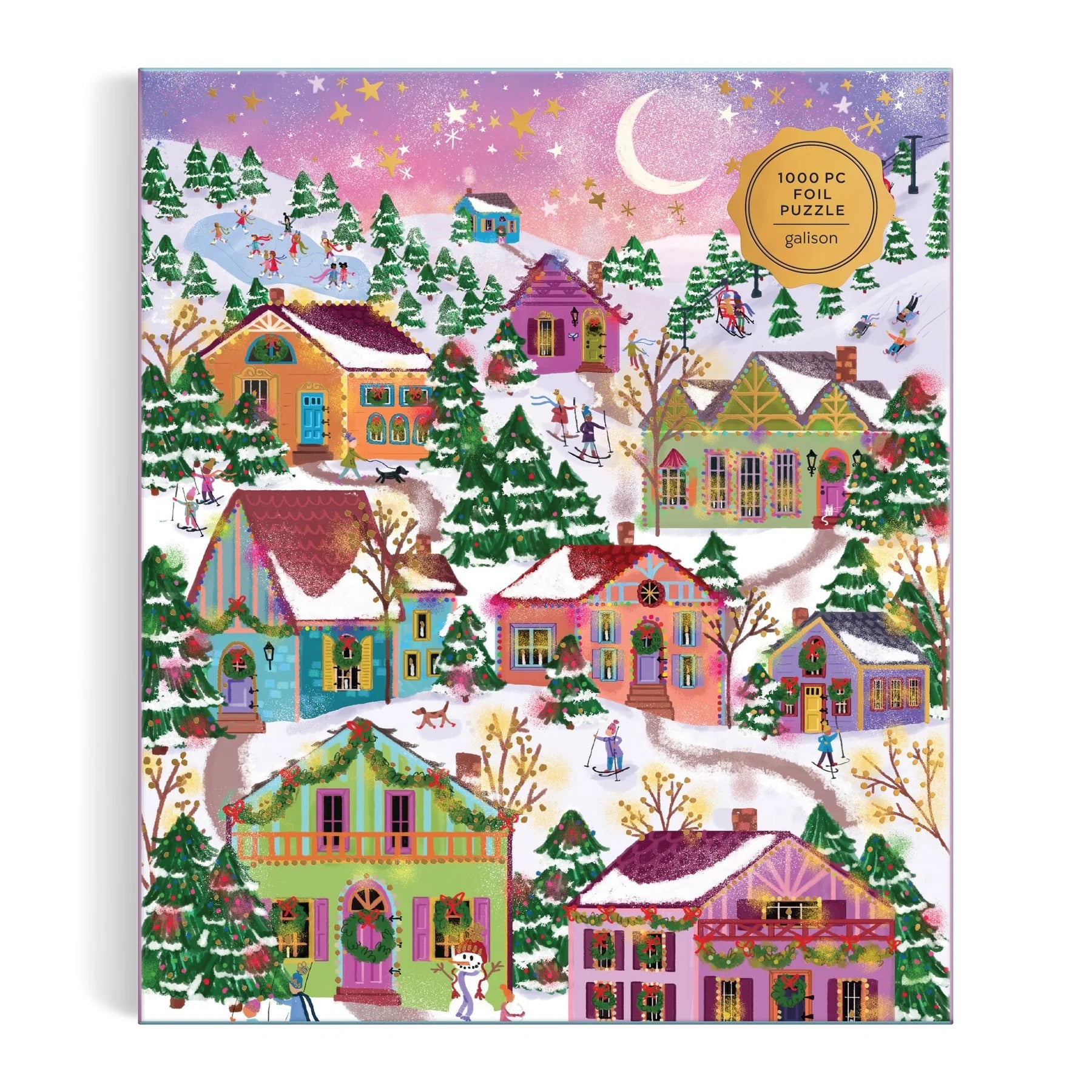 Joy Laforme Snowcap Village - 1000pc Jigsaw Puzzle - Galison - littleyoyo.ca
