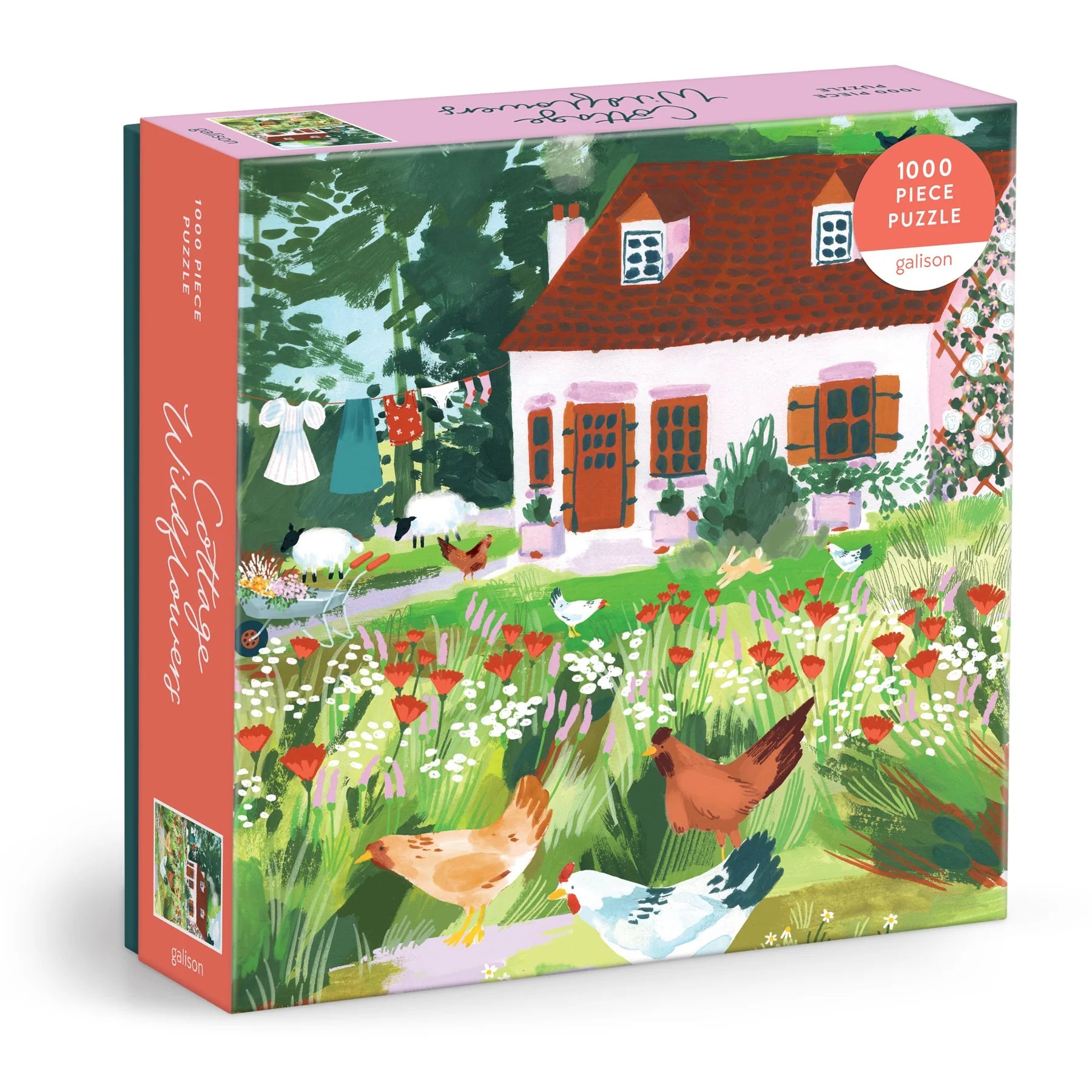 Cottage Wildflowers - 1000pc Jigsaw Puzzle - Galison - littleyoyo.ca