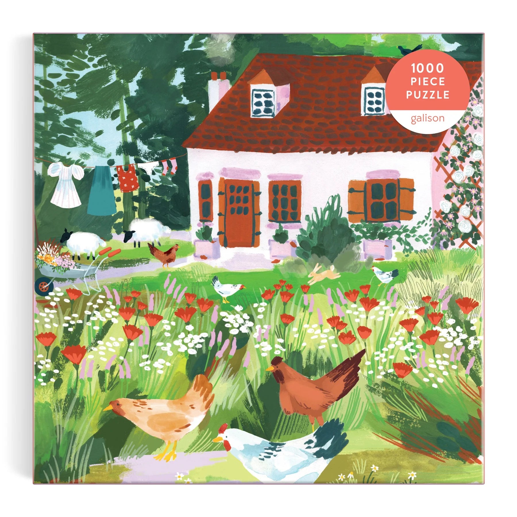 Cottage Wildflowers - 1000pc Jigsaw Puzzle - Galison - littleyoyo.ca