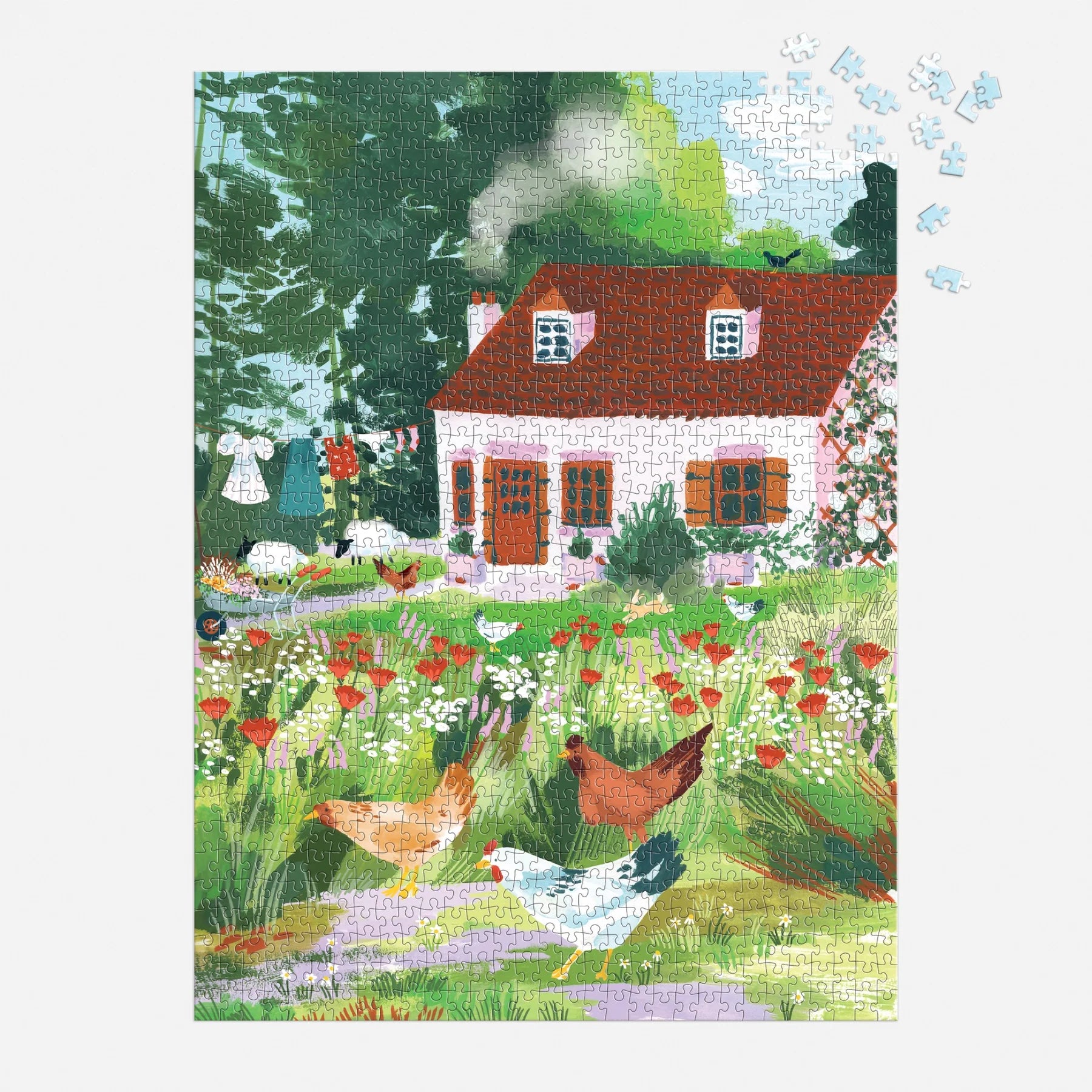 Cottage Wildflowers - 1000pc Jigsaw Puzzle - Galison - littleyoyo.ca