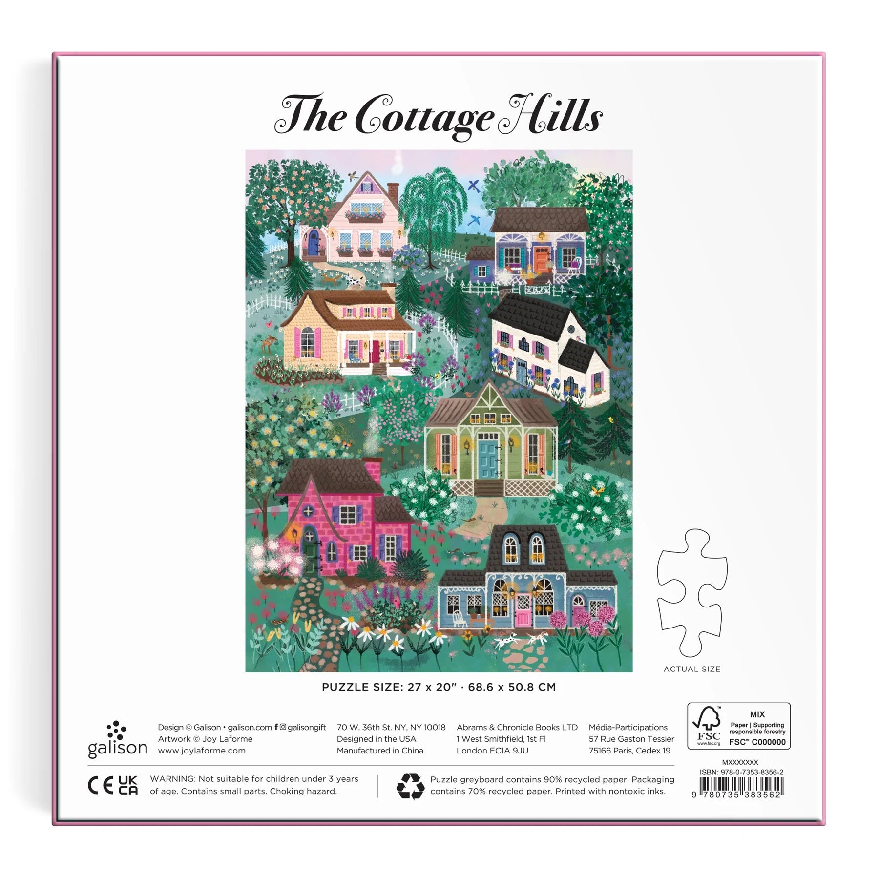 Joy Laforme The Cottage Hills - 1000pc Jigsaw Puzzle - Galison - littleyoyo.ca
