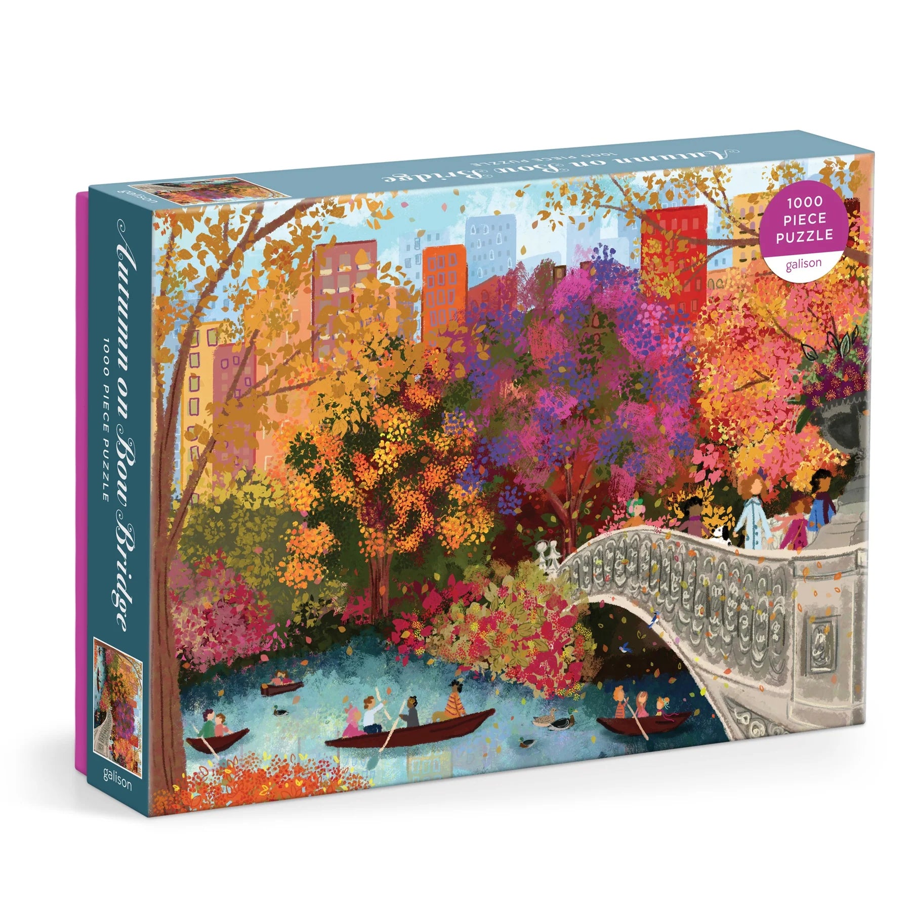 Joy Laforme Autumn on Bow Bridge - 1000pc Jigsaw Puzzle - Galison - littleyoyo.ca