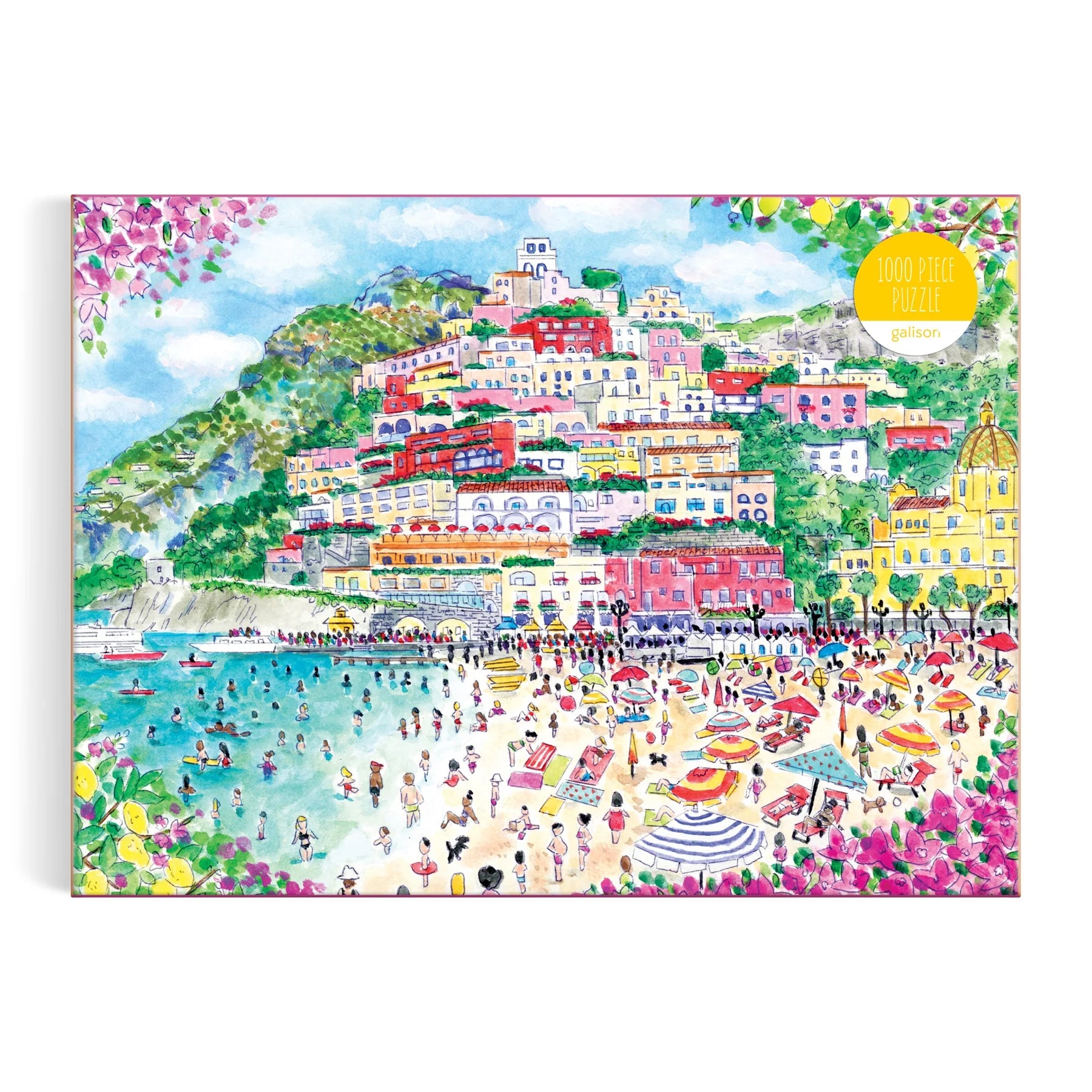 Michael Storrings Coast of Italy - 1000pc Jigsaw Puzzle - Galison - littleyoyo.ca