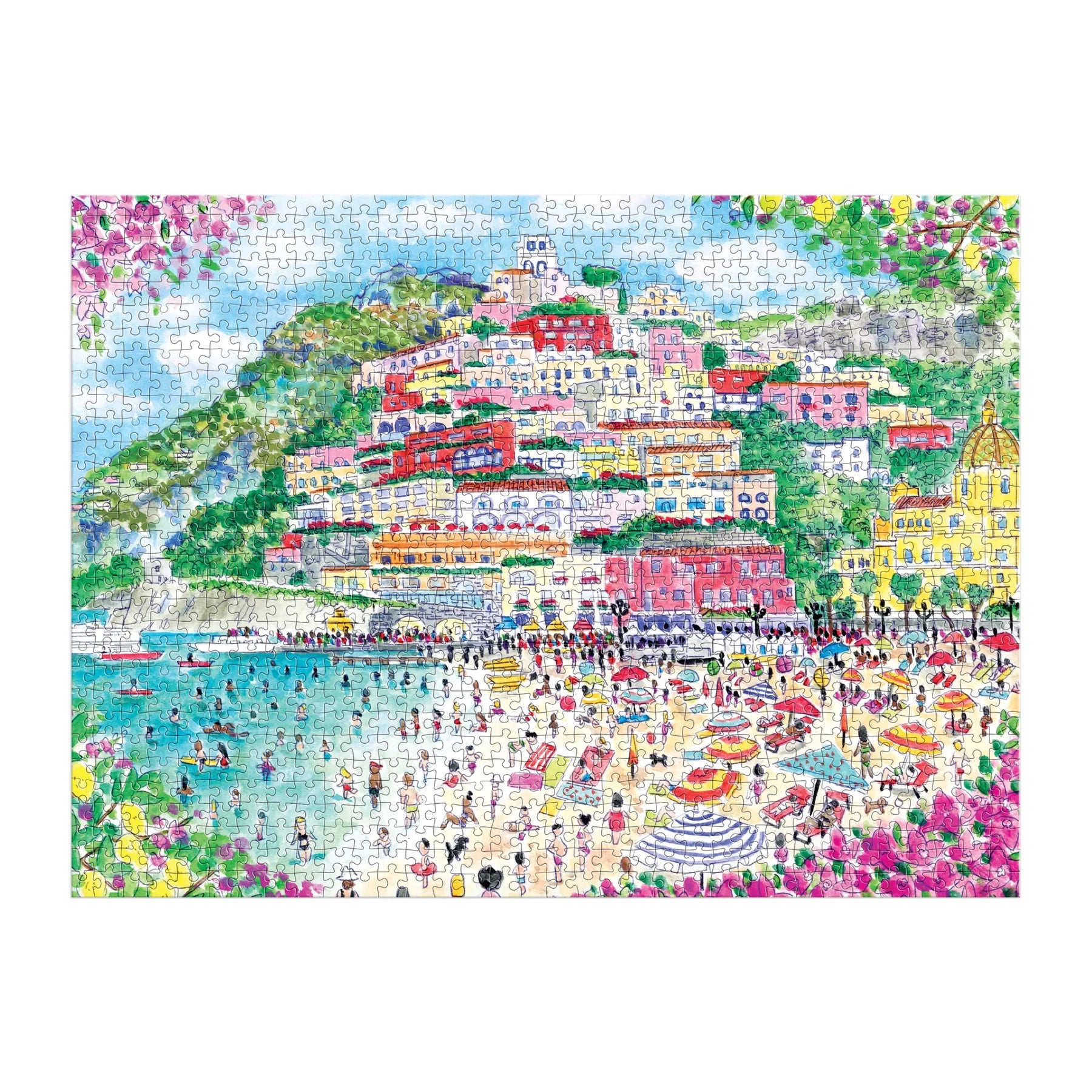 Michael Storrings Coast of Italy - 1000pc Jigsaw Puzzle - Galison - littleyoyo.ca