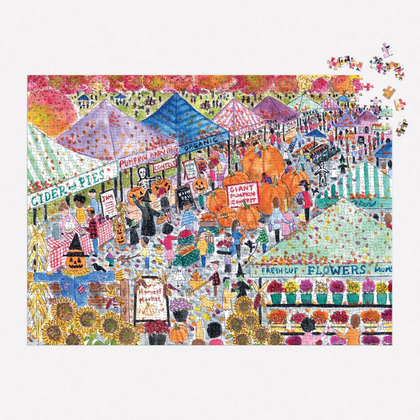 Michael Storrings Harvest Market - 1000pc Jigsaw Puzzle