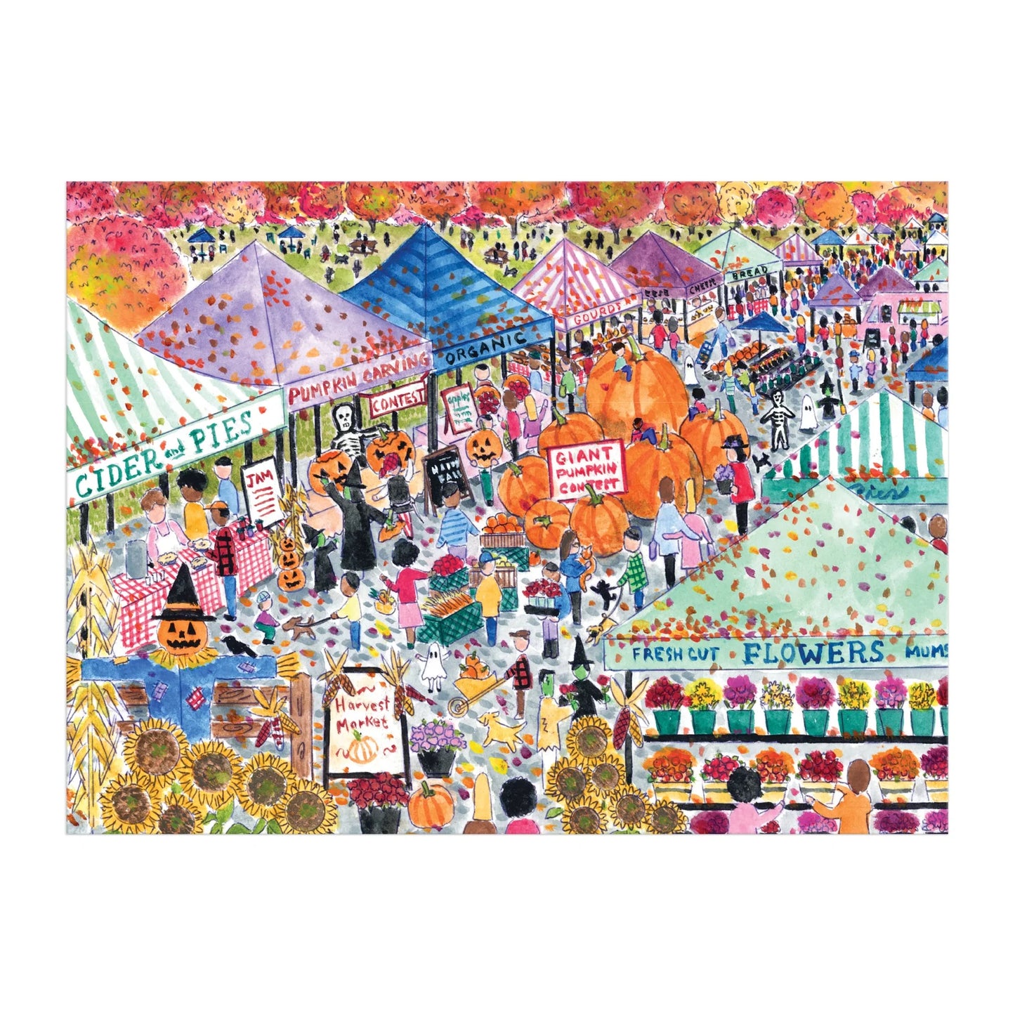Michael Storrings Harvest Market - 1000pc Jigsaw Puzzle