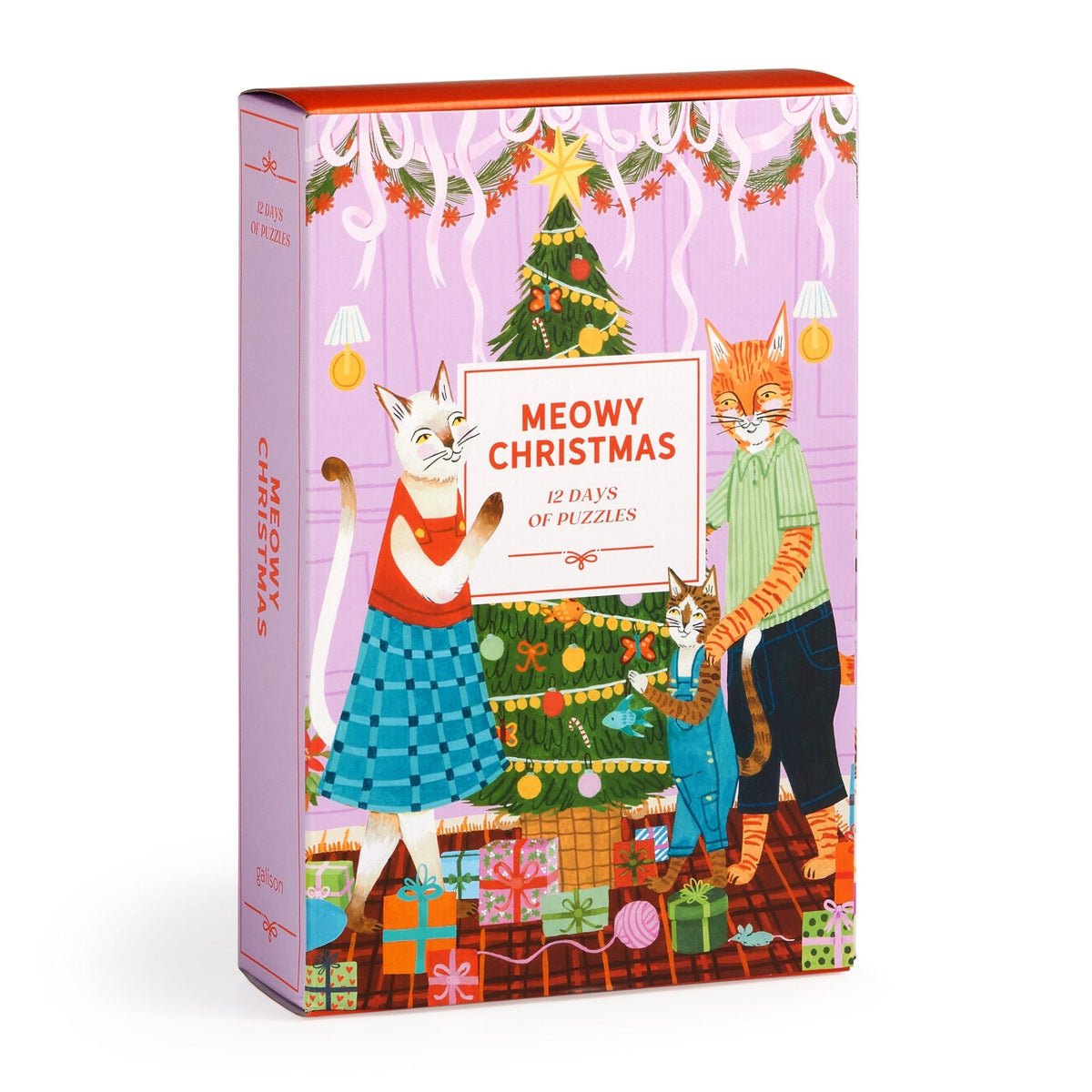 Meowy Christmas 12 Days of Puzzles - 500 Piece Countdown