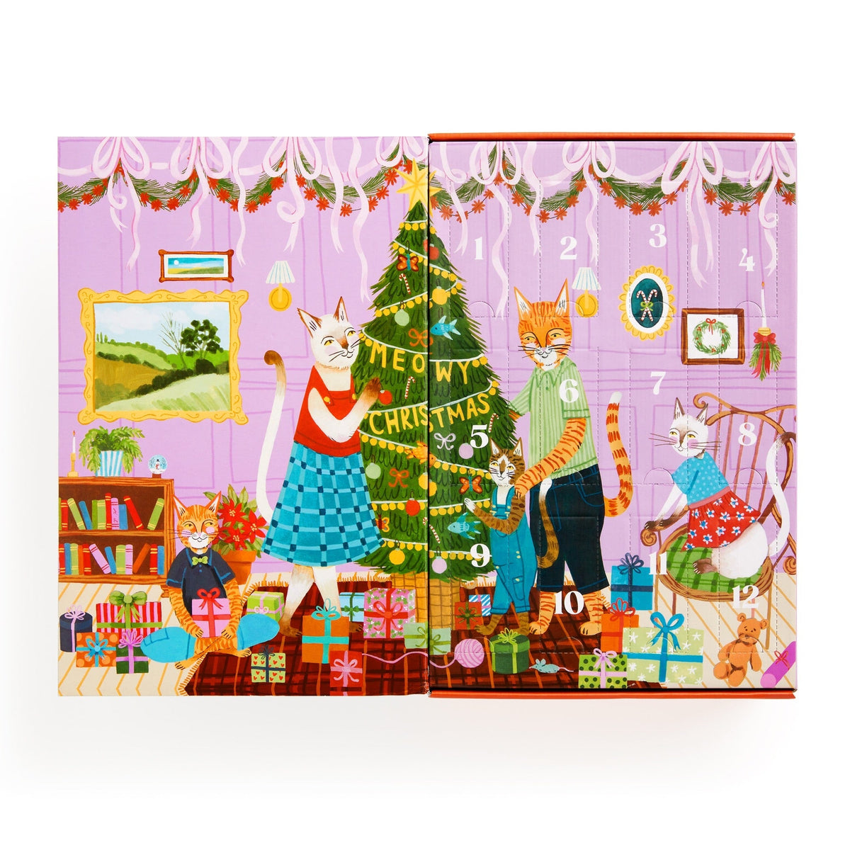 Meowy Christmas 12 Days of Puzzles - 500 Piece Countdown