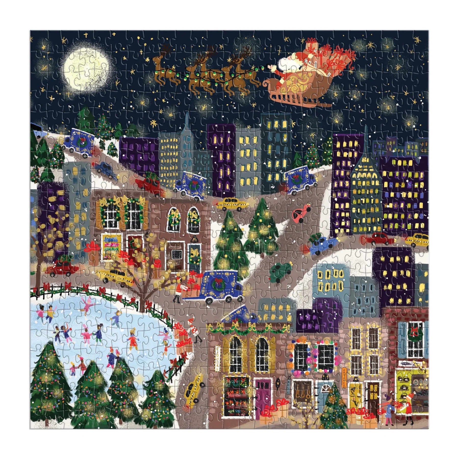 Joy Laforme Presentville - 500pc Foil Jigsaw Puzzle - Galison - littleyoyo.ca