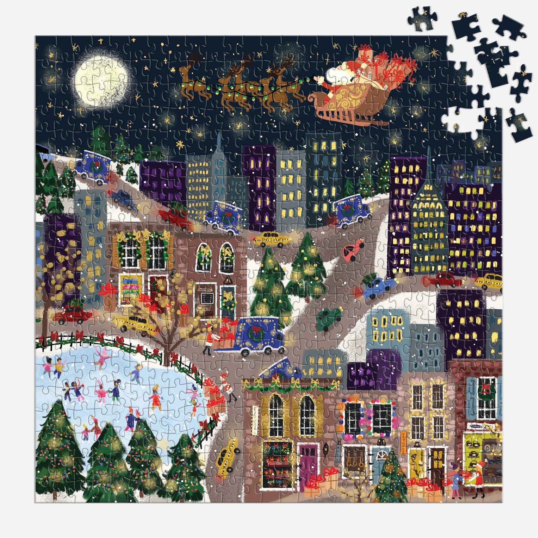 Joy Laforme Presentville - 500pc Foil Jigsaw Puzzle - Galison - littleyoyo.ca