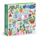 Cats in the Houseplants - 500pc Jigsaw Puzzle - Galison - littleyoyo.ca
