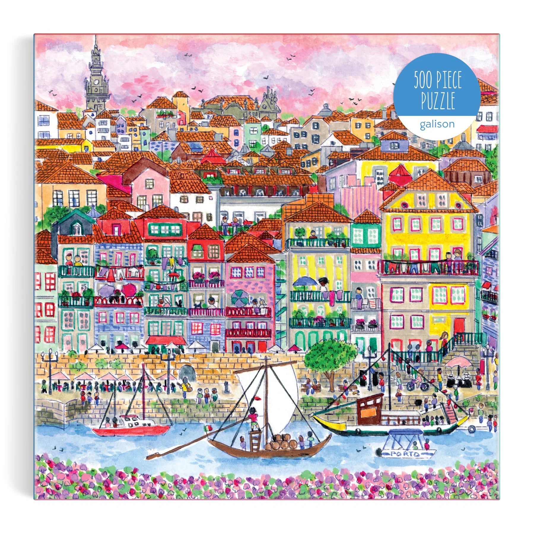 Michael Storrings Colors of Porto - 500pc Jigsaw Puzzle - Galison - littleyoyo.ca
