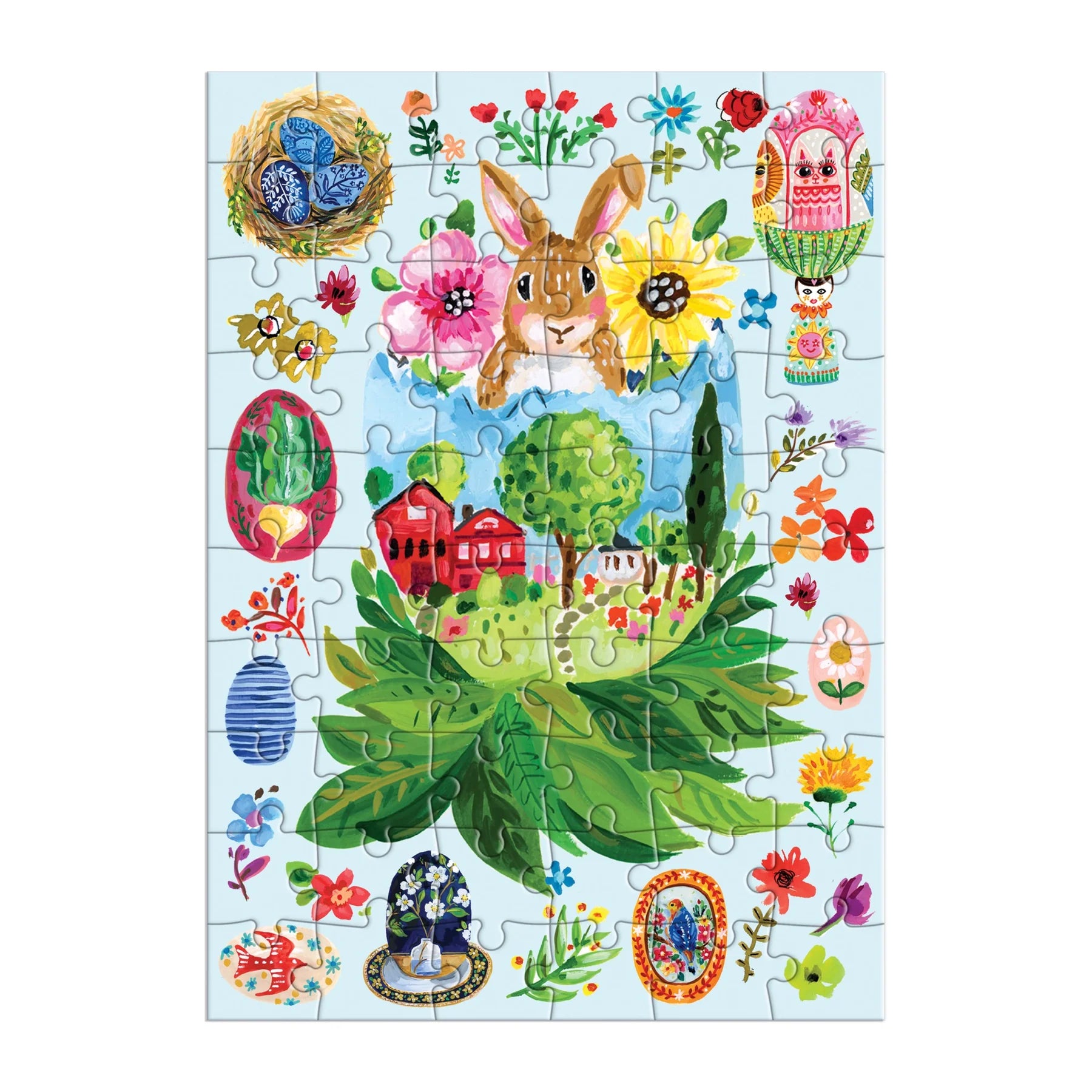 Artisanal Eggs Greeting Card Puzzle - Galison - littleyoyo.ca