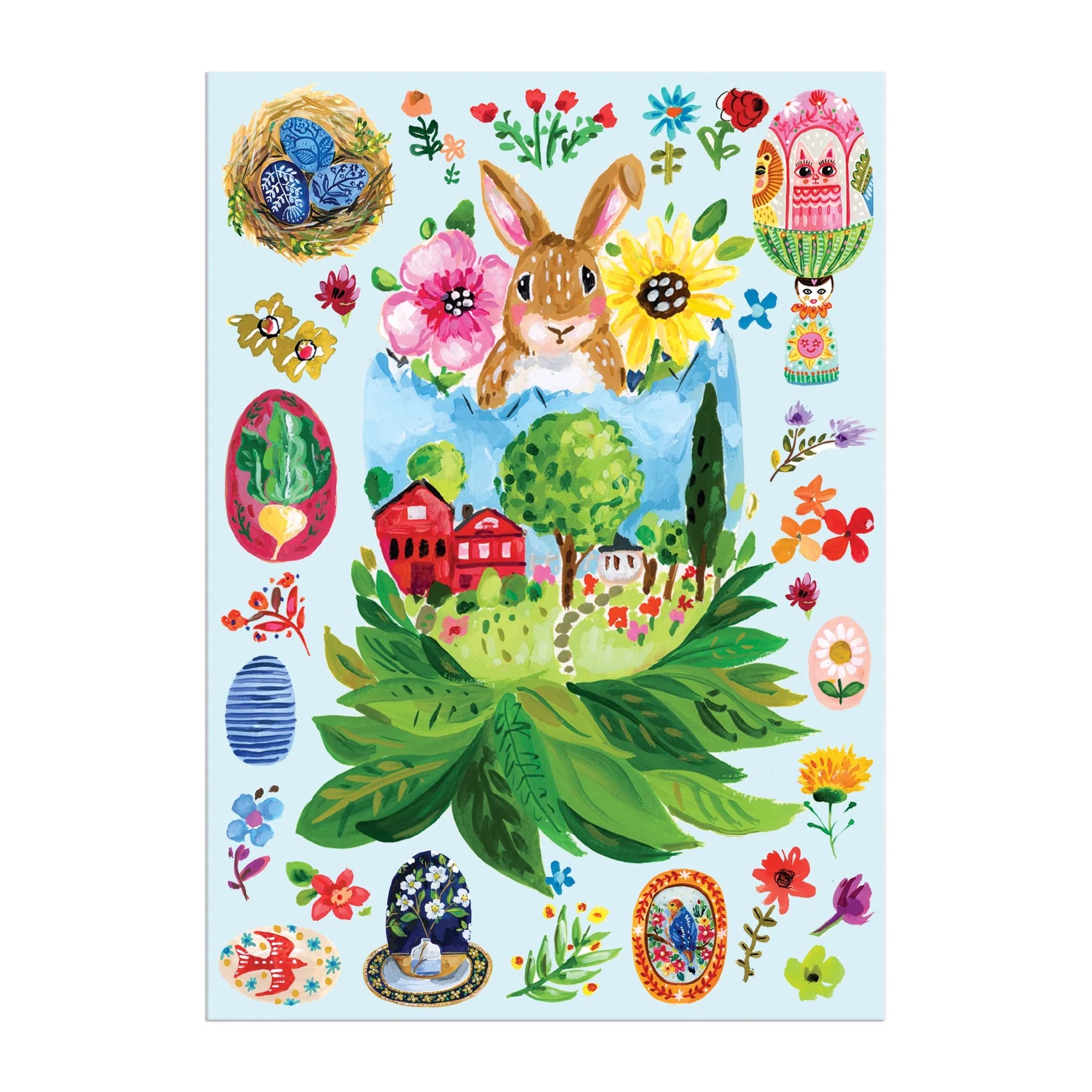 Artisanal Eggs Greeting Card Puzzle - Galison - littleyoyo.ca