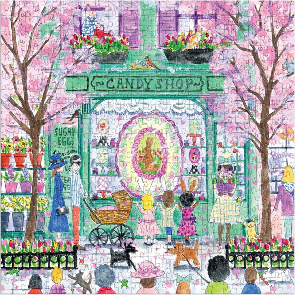 Michael Storrings Easter Candy Shop - 500pc Jigsaw Puzzle - Galison - littleyoyo.ca