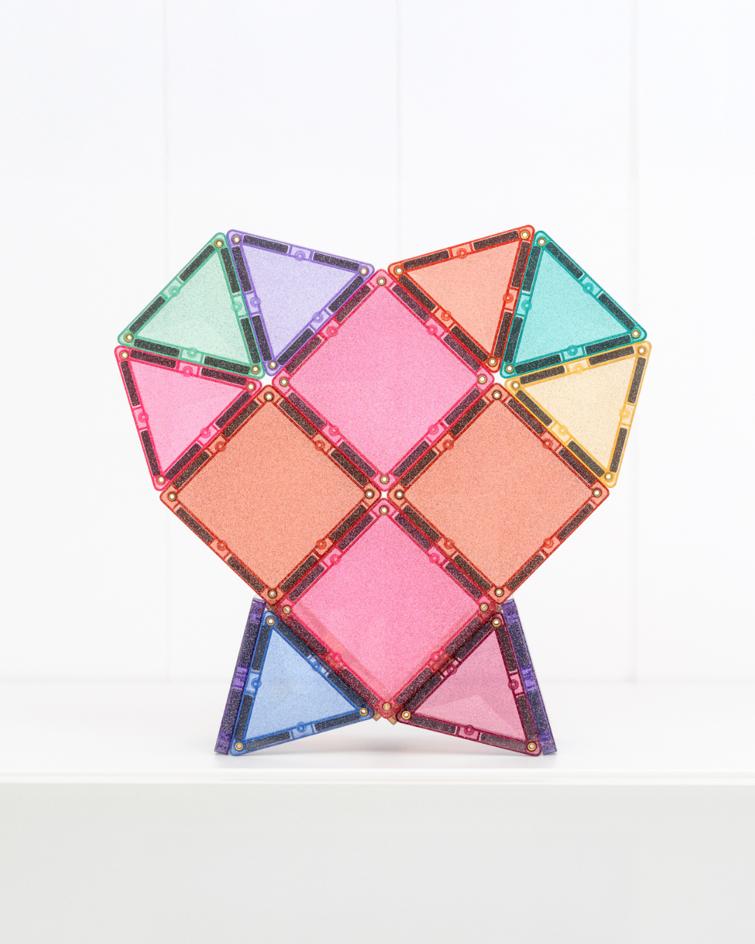 Connetix - Glitter Castle Pack - 48 Piece - Connetix - littleyoyo.ca