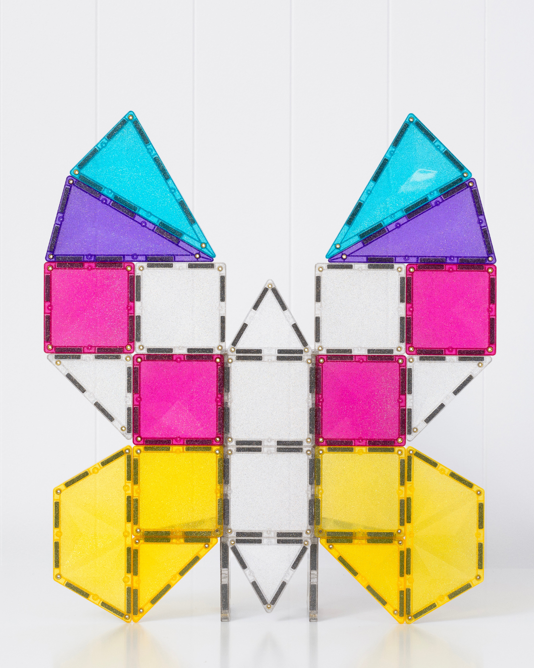 Connetix - Glitter Unicorn Pack - 56 Piece - Connetix - littleyoyo.ca