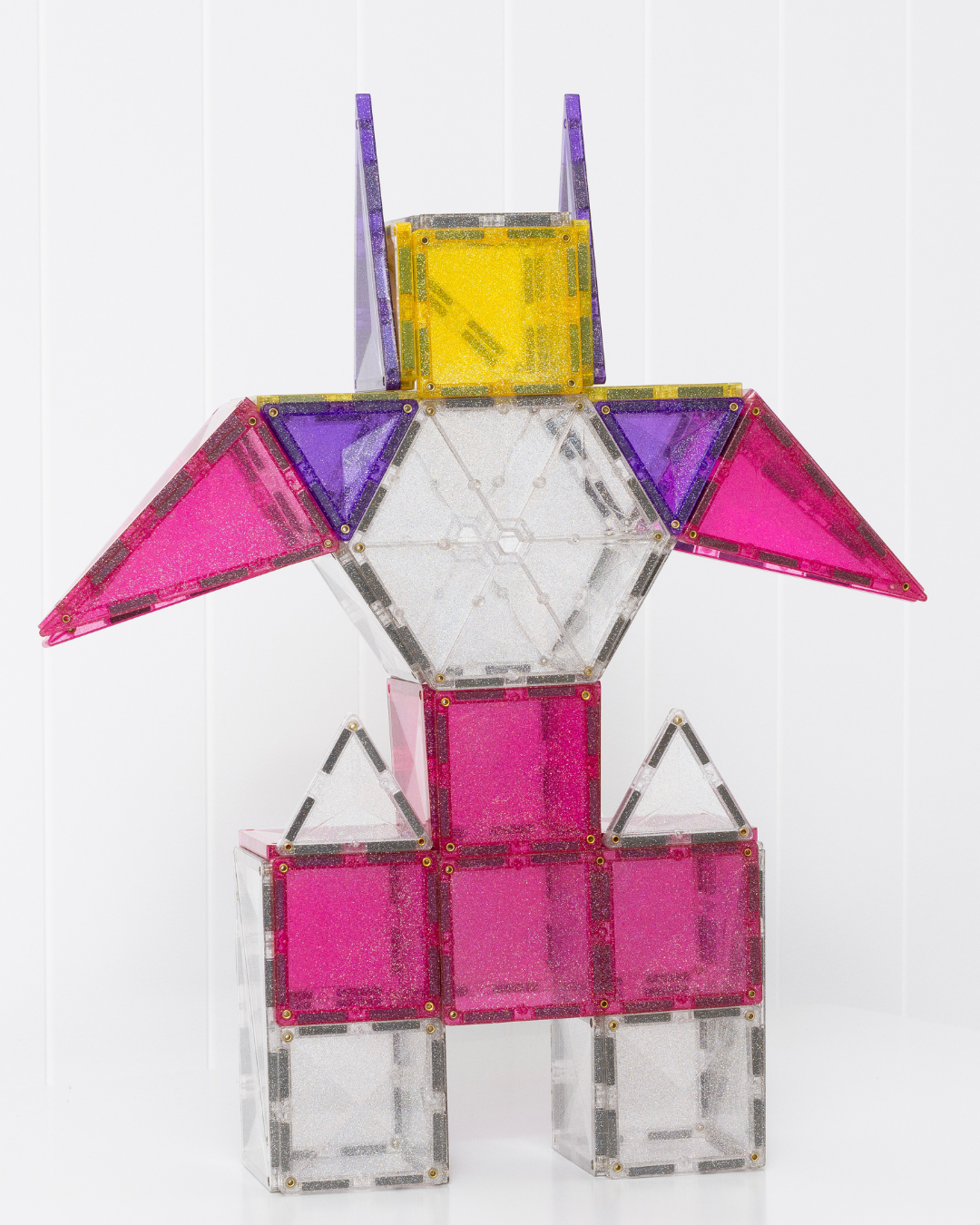 Connetix - Glitter Unicorn Pack - 56 Piece - Connetix - littleyoyo.ca