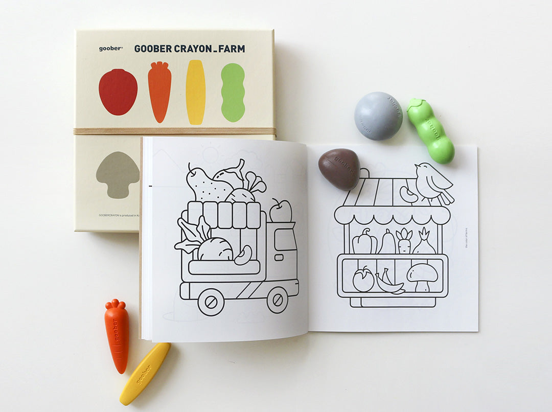 Goober - Farm Crayons - Goober - littleyoyo.ca