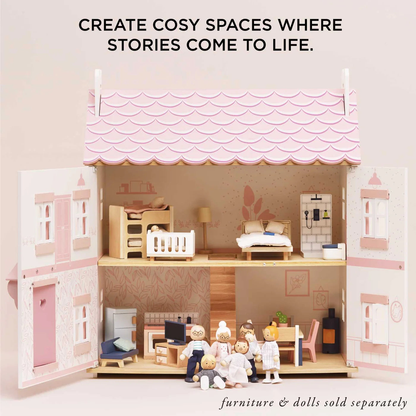 Le Toy Van - Sophie's Wooden Dollhouse - Le Toy Van - littleyoyo.ca