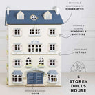 Le Toy Van - Palace Wooden Dollhouse - Le Toy Van - littleyoyo.ca