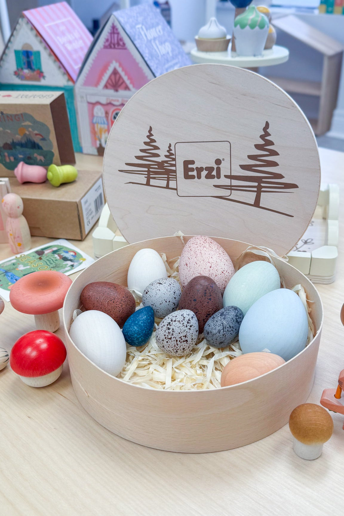 Erzi - Decorative Wooden Eggs - Erzi - littleyoyo.ca
