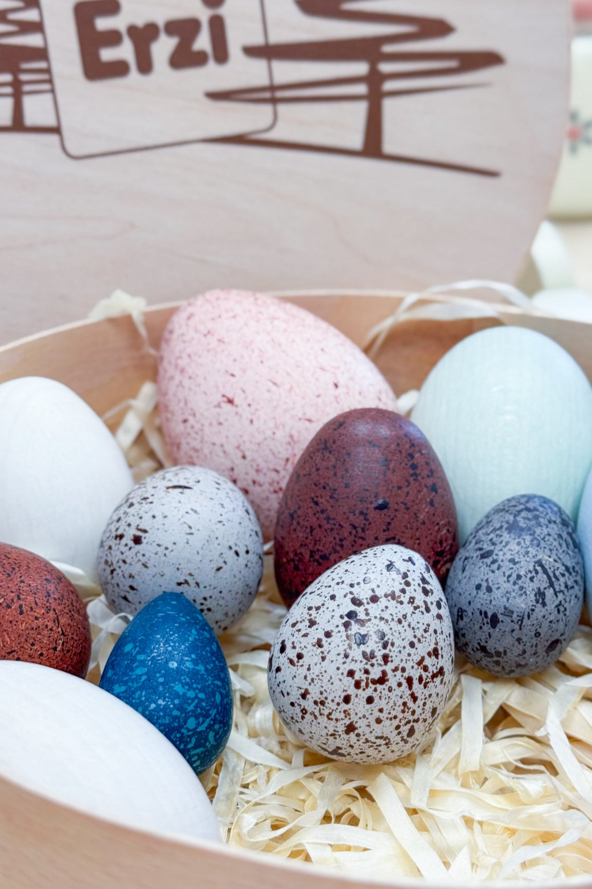 Erzi - Decorative Wooden Eggs - Erzi - littleyoyo.ca