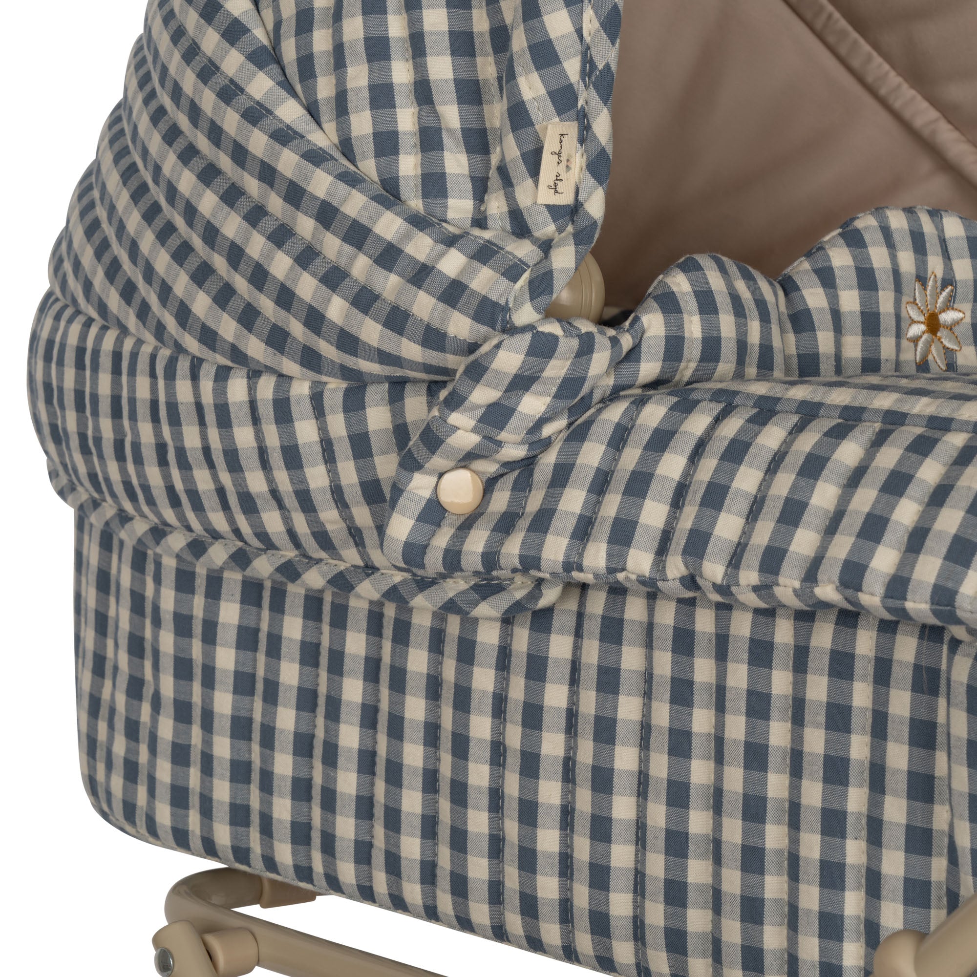 Konges Slojd - Doll Pram -Captains Blue Check - Konges Slojd - littleyoyo.ca