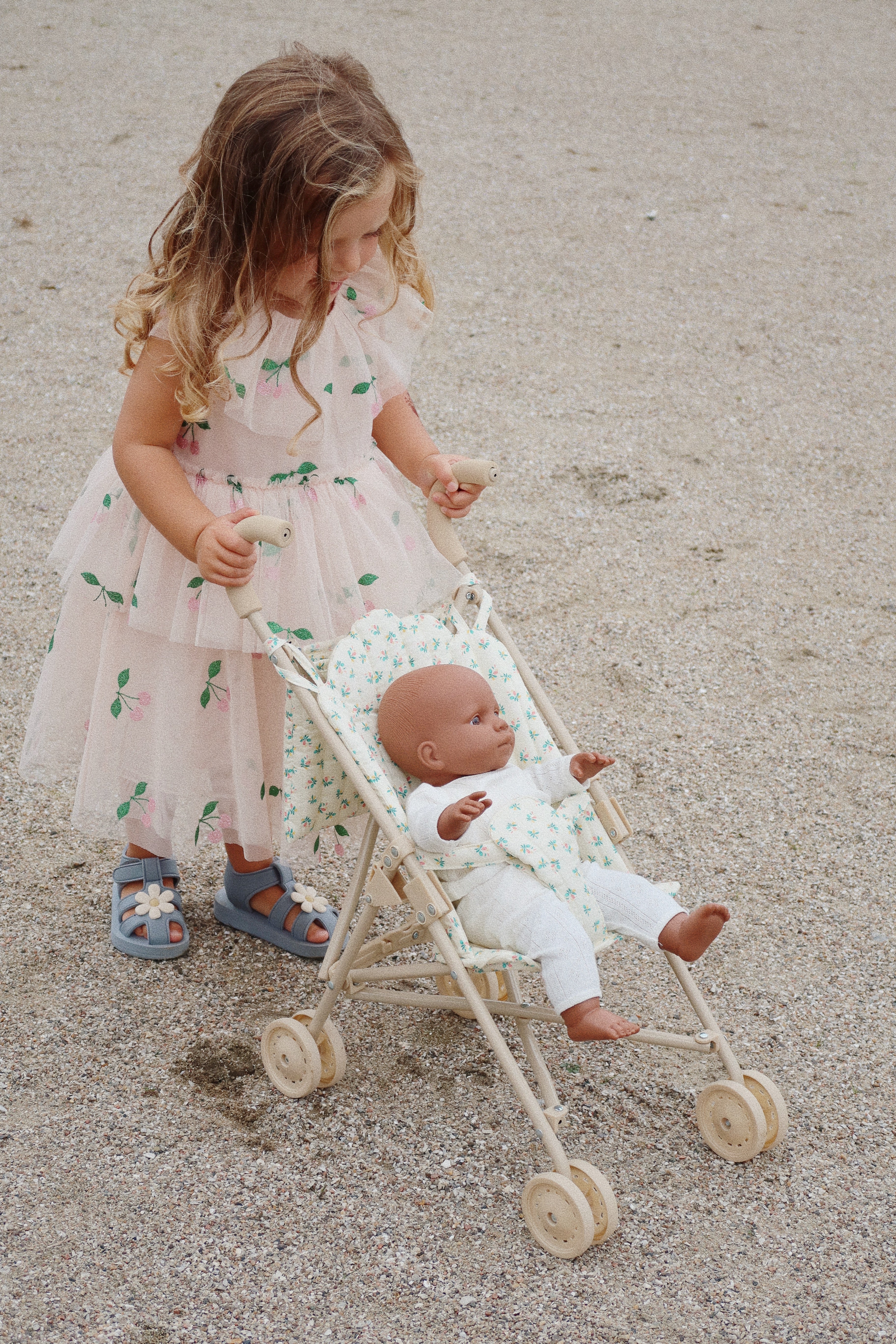 Konges Slojd - Doll Stroller - Fleur Colore - Konges Slojd - littleyoyo.ca