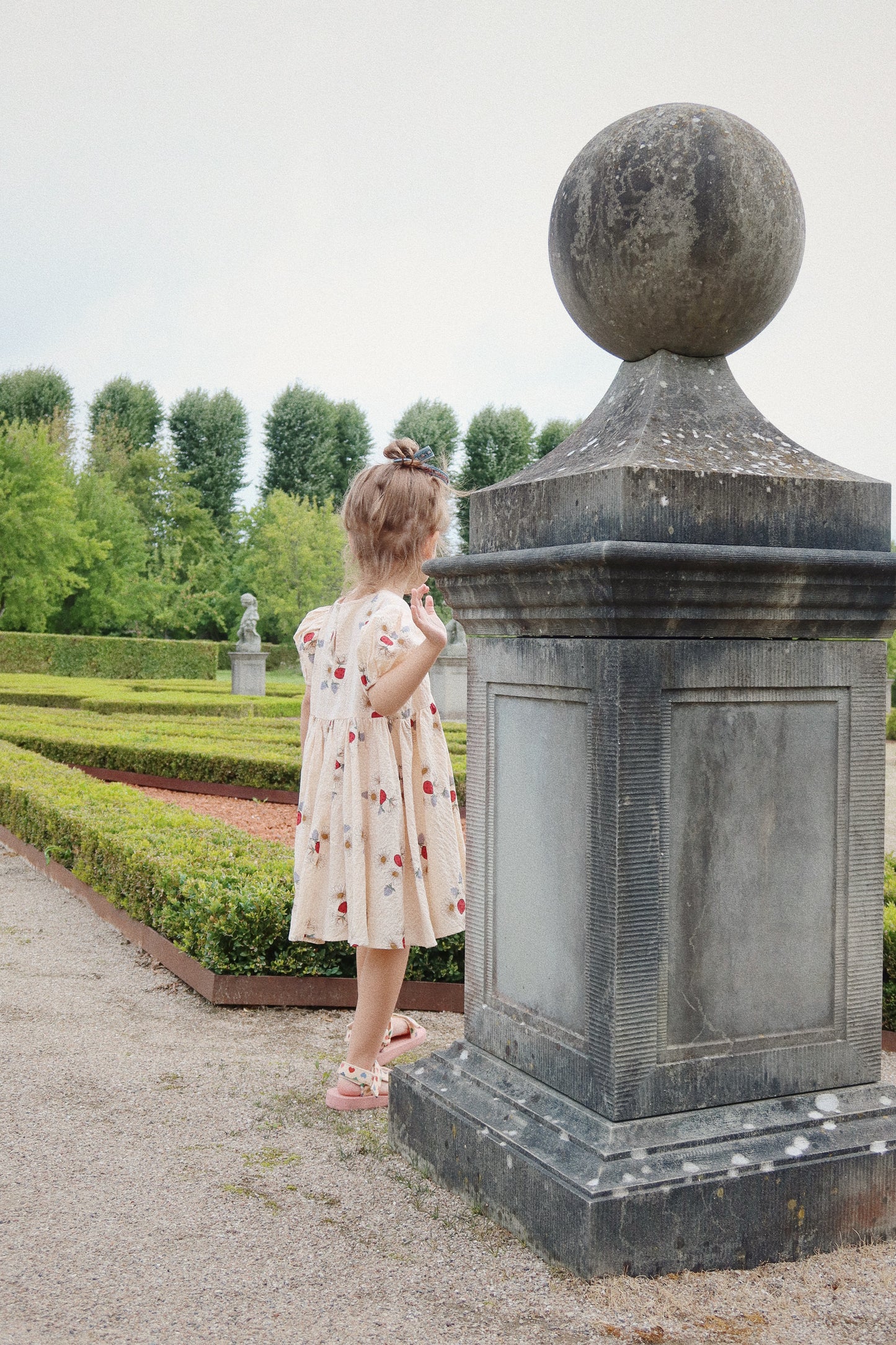 Konges Slojd - Vida Puff Sleeve Dress Gots - Ladybug