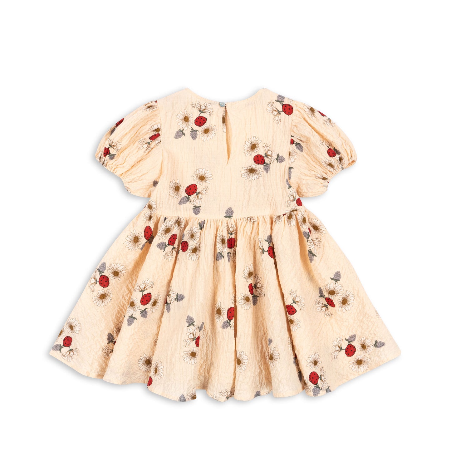 Konges Slojd - Vida Puff Sleeve Dress Gots - Ladybug