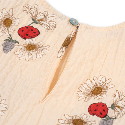 Konges Slojd - Vida Puff Sleeve Dress Gots - Ladybug