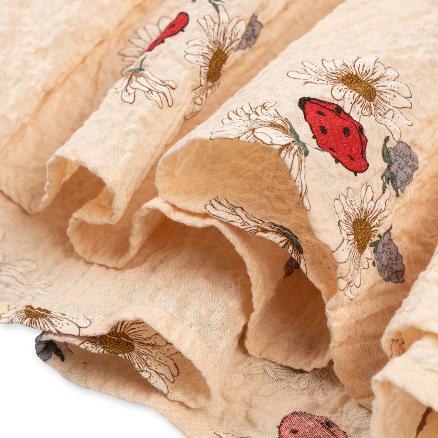 Konges Slojd - Vida Puff Sleeve Dress Gots - Ladybug