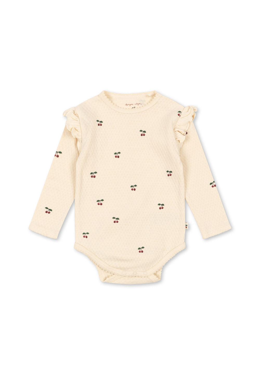 Konges Slojd - Sui Frill Body GOTS - Cherry - Konges Slojd - littleyoyo.ca