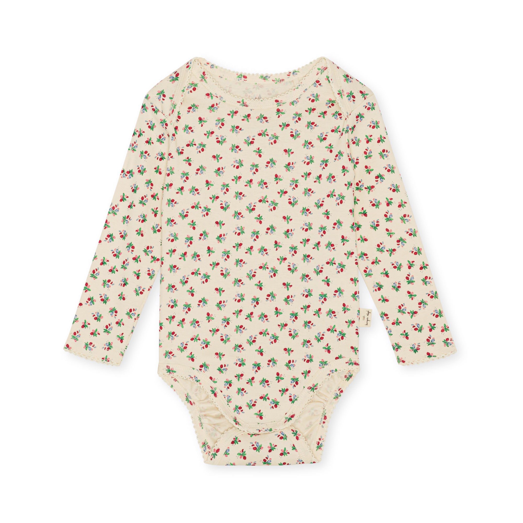 Konges Slojd - Organic Cotton Bodysuit - Fleur Tricolore - Konges Slojd - littleyoyo.ca