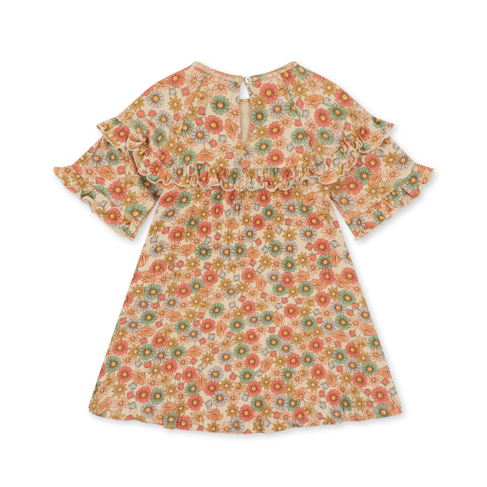 Konges Slojd - Chleo Frill Dress GOTS - Lili - Konges Slojd - littleyoyo.ca