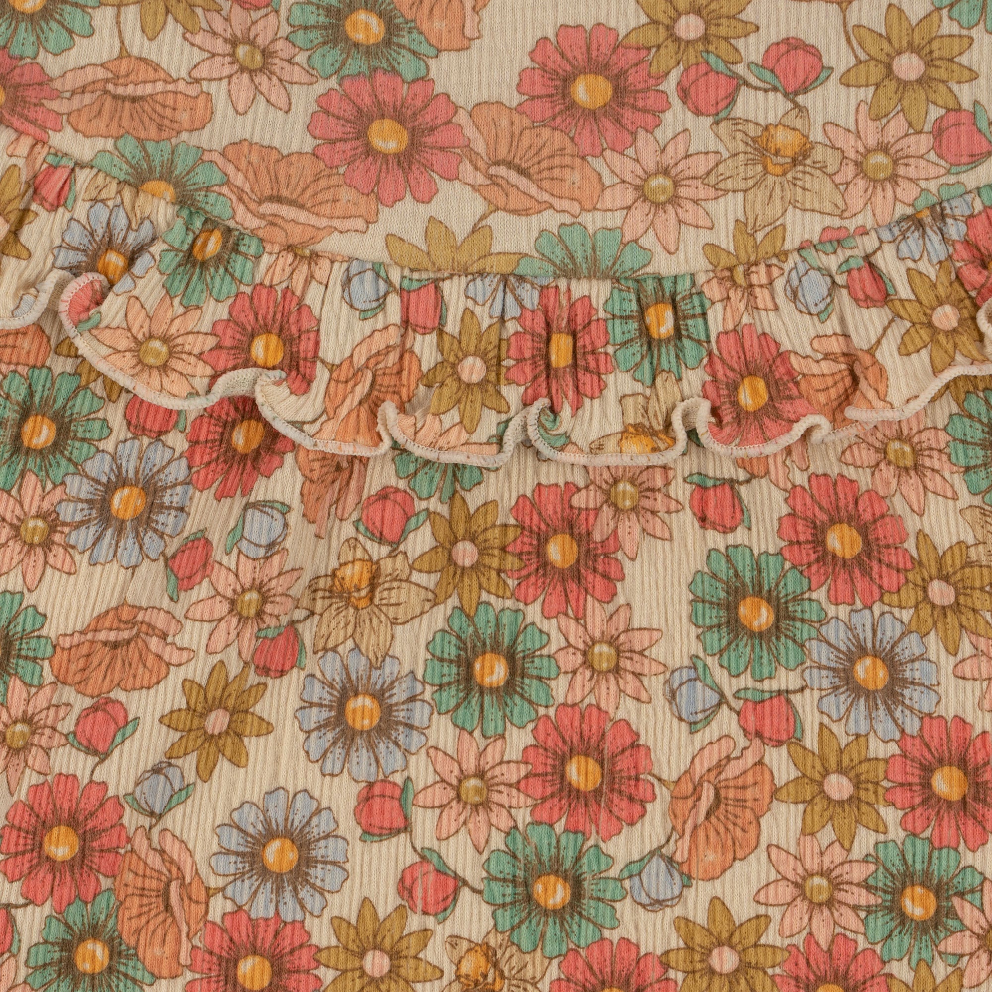 Konges Slojd - Chleo Frill Dress GOTS - Lili - Konges Slojd - littleyoyo.ca