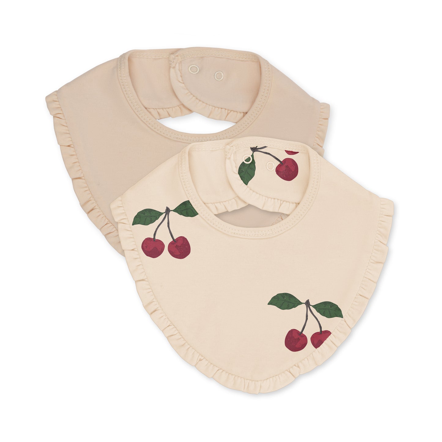 Konges Slojd - 2 Pack Organic Cotton Bib - Ma Grande Cerise
