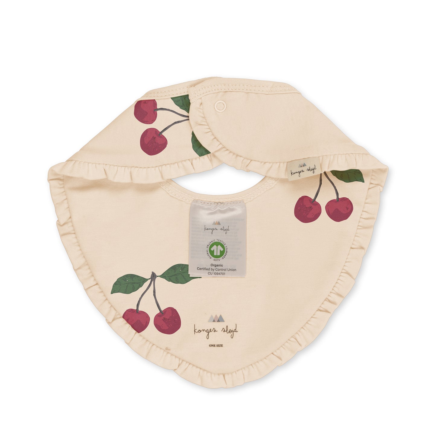 Konges Slojd - 2 Pack Organic Cotton Bib - Ma Grande Cerise