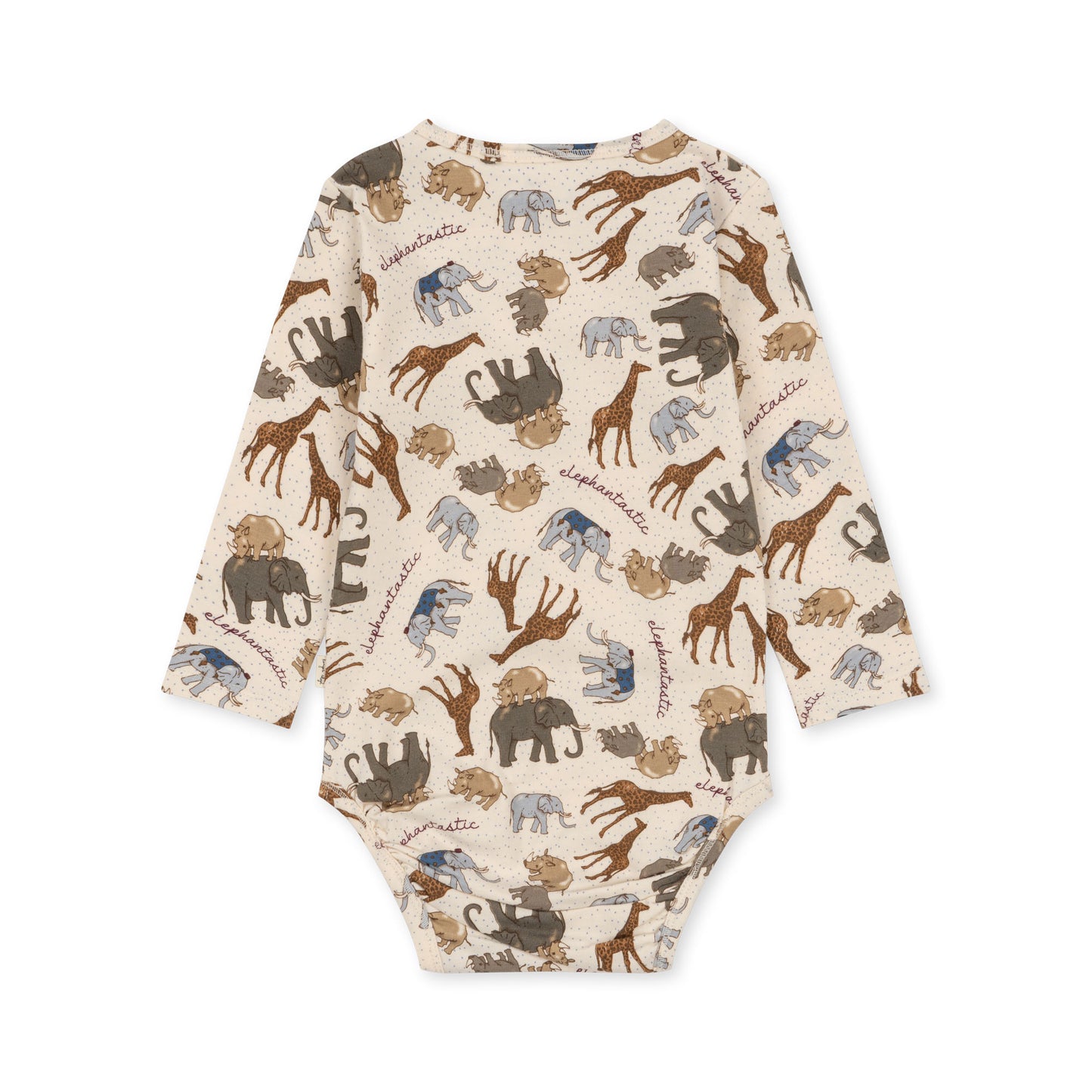 Konges Slojd - Organic Cotton Bodysuit - Elephantastic