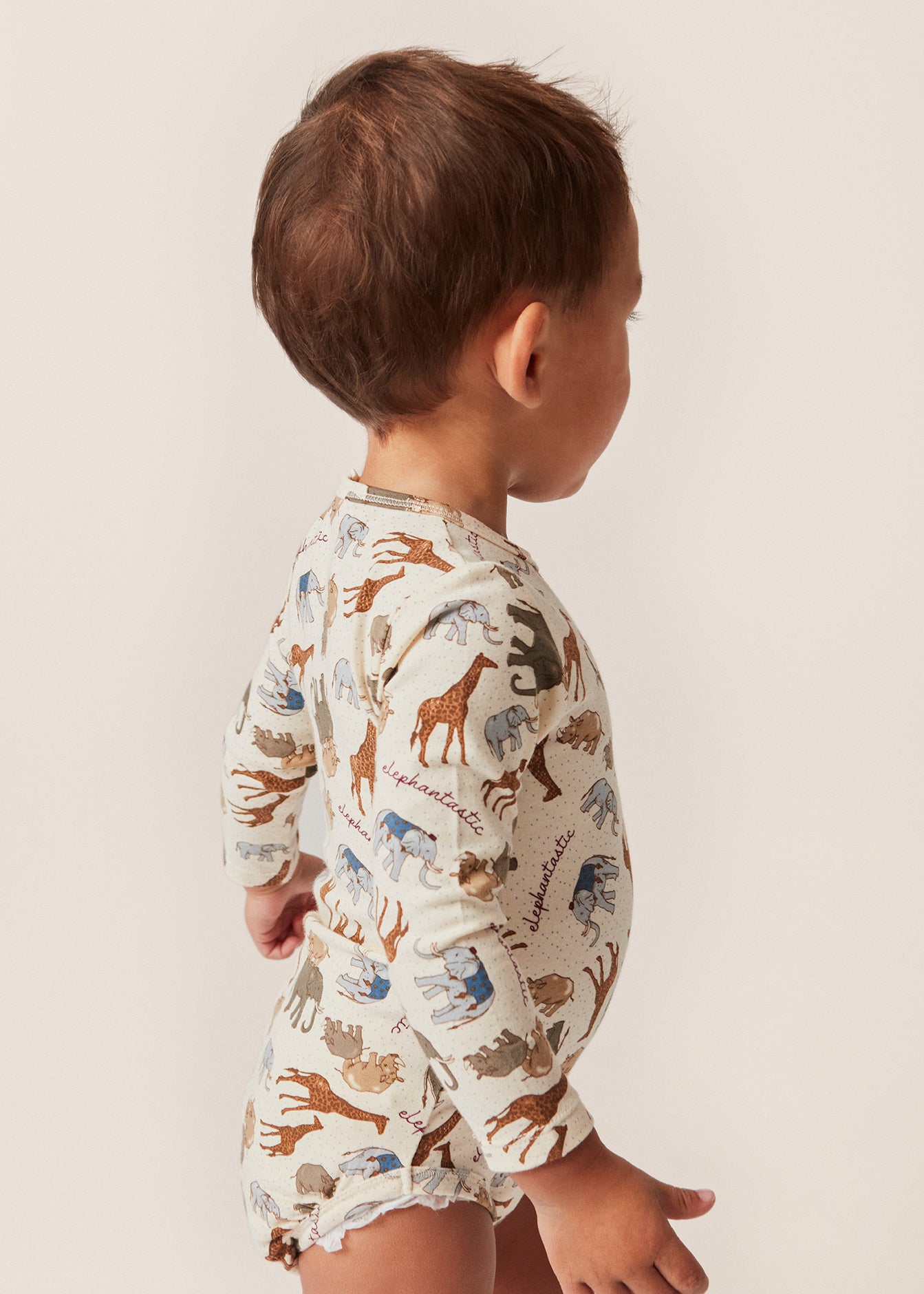 Konges Slojd - Organic Cotton Bodysuit - Elephantastic
