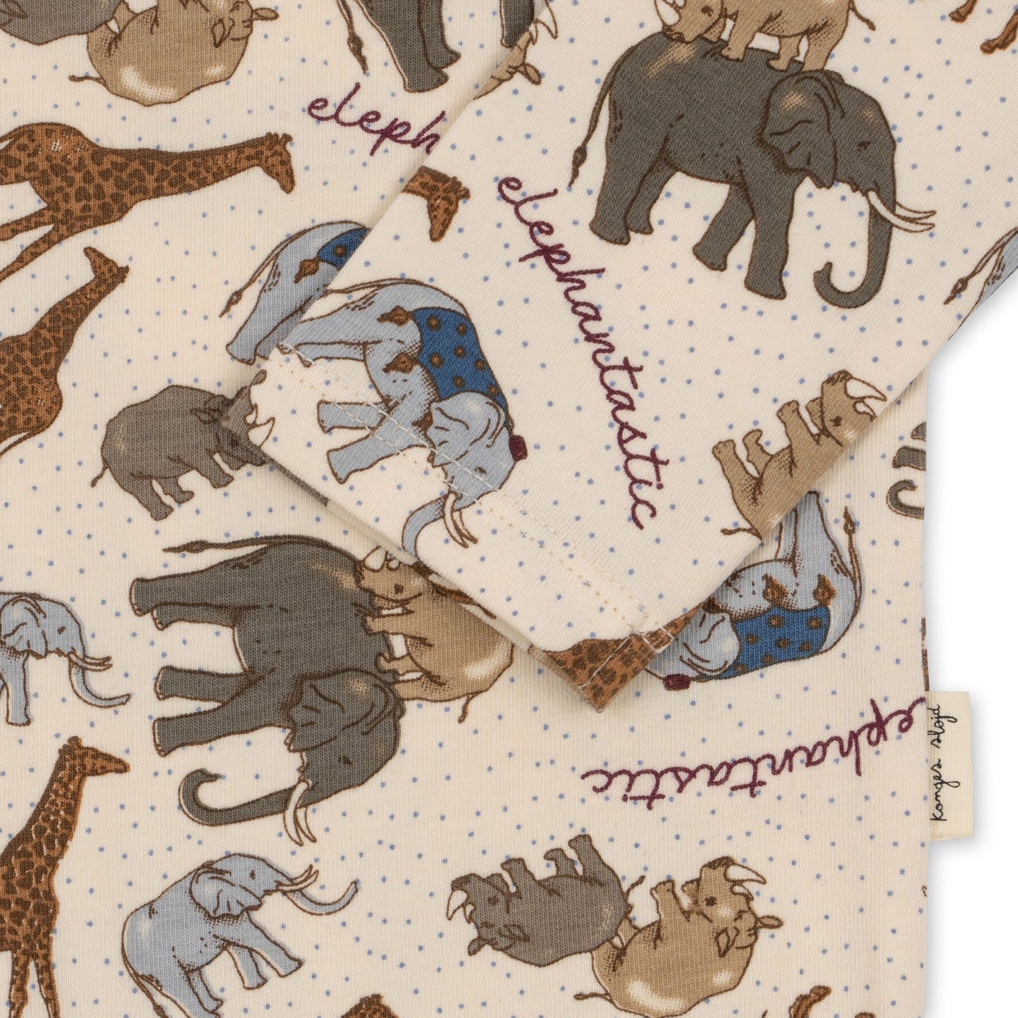 Konges Slojd - Organic Cotton Bodysuit - Elephantastic