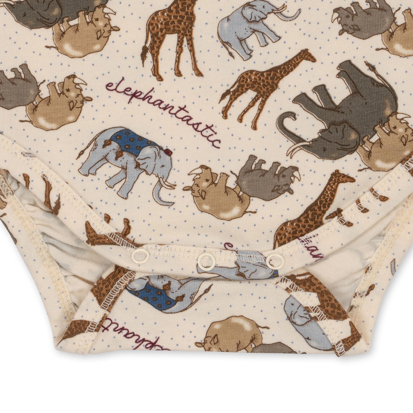 Konges Slojd - Organic Cotton Bodysuit - Elephantastic
